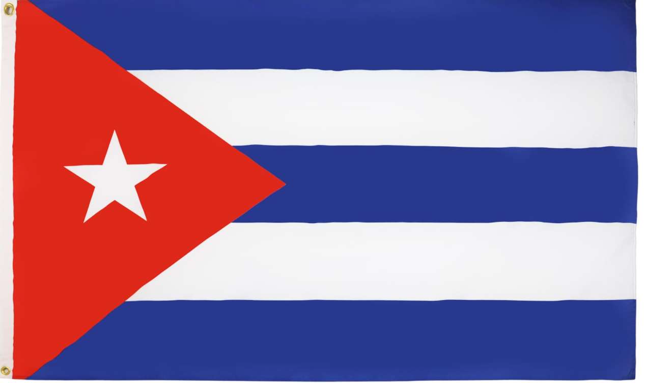 Vlajka Kuby puzzle online z fotografie