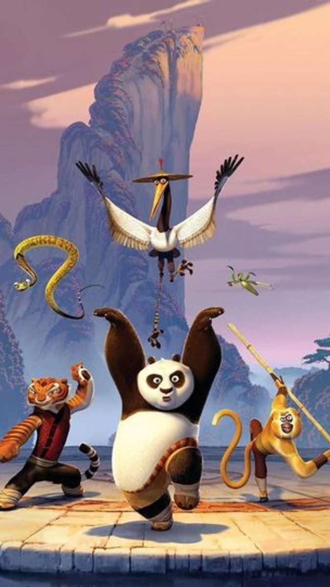 кунг-фу панда 7 скласти пазл онлайн з фото