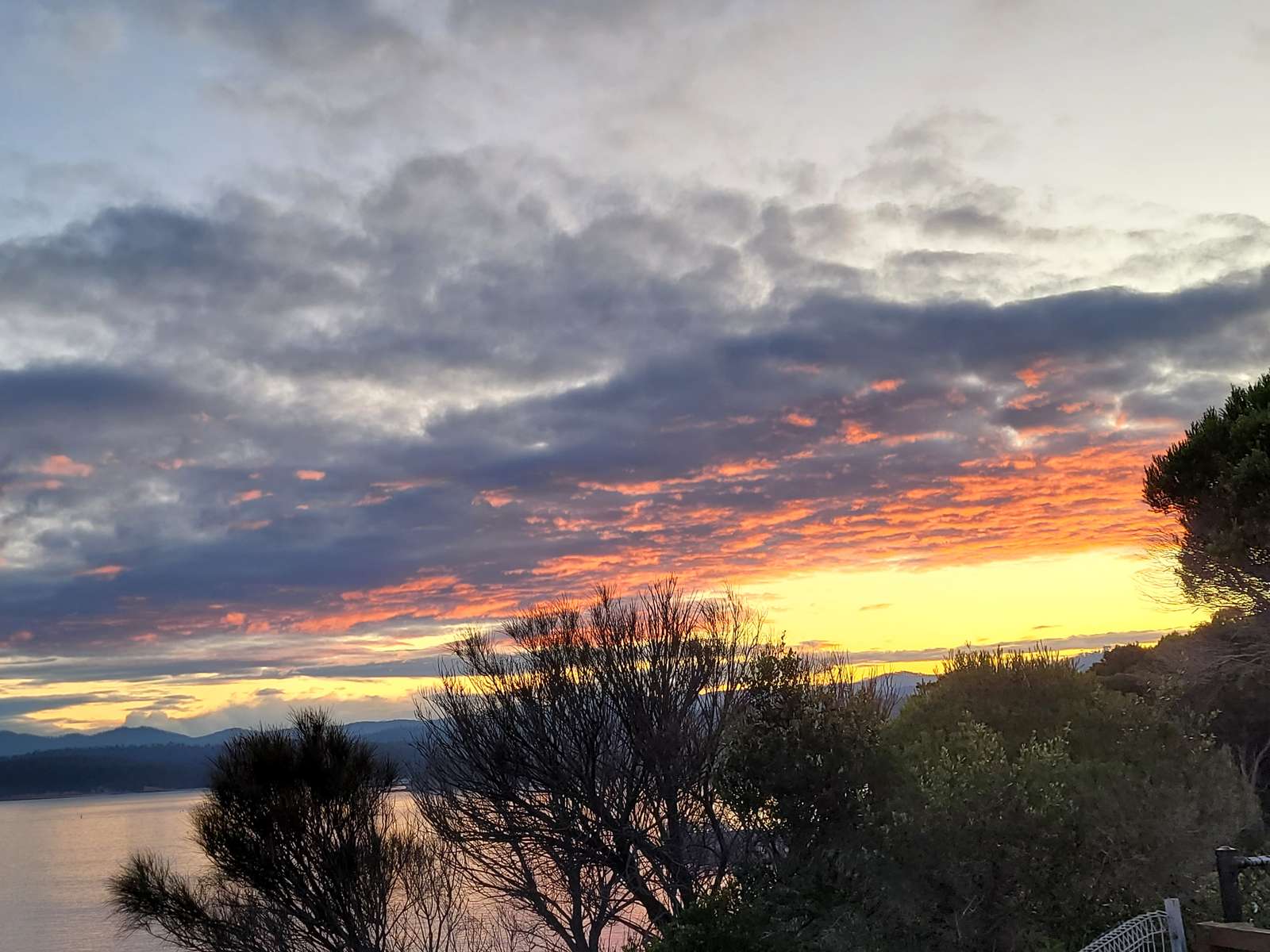 solnedgången i sydkusten NSW pussel online från foto