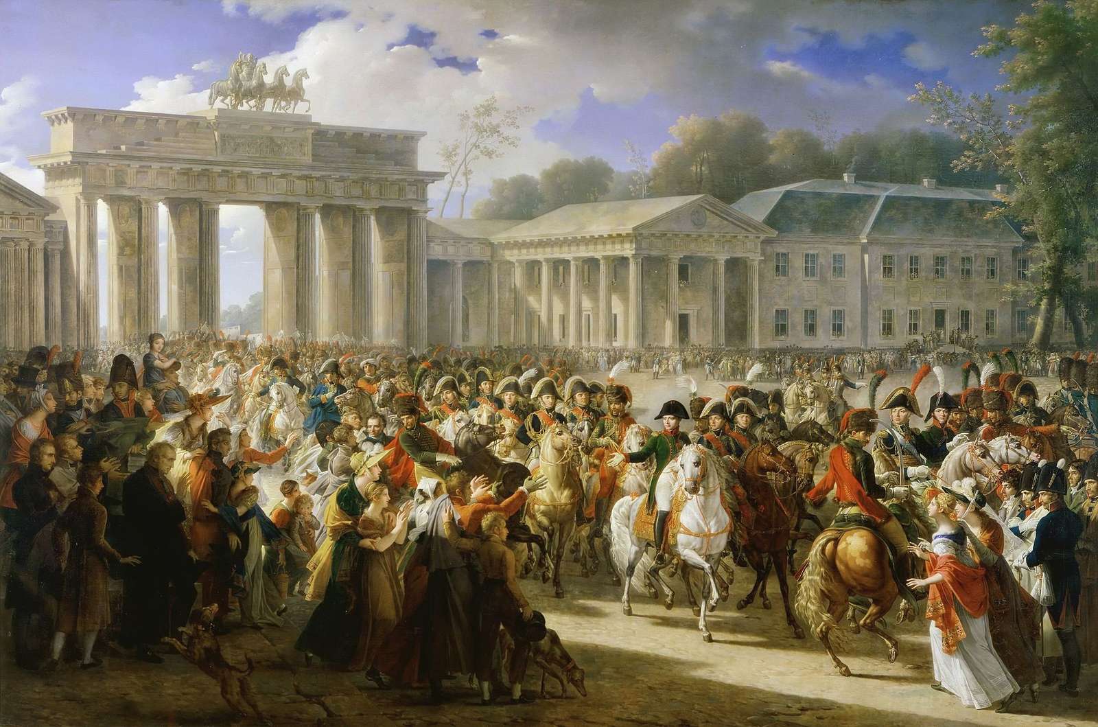Entrée de Napoléon à Berlin puzzle en ligne