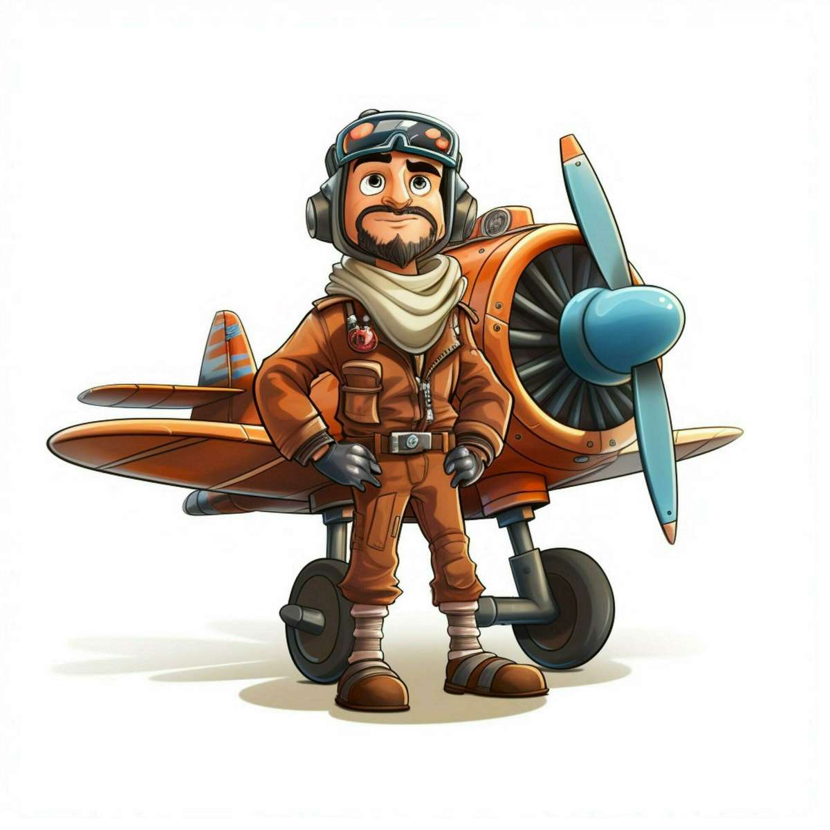 Pilóta/repülő puzzle online fotóról