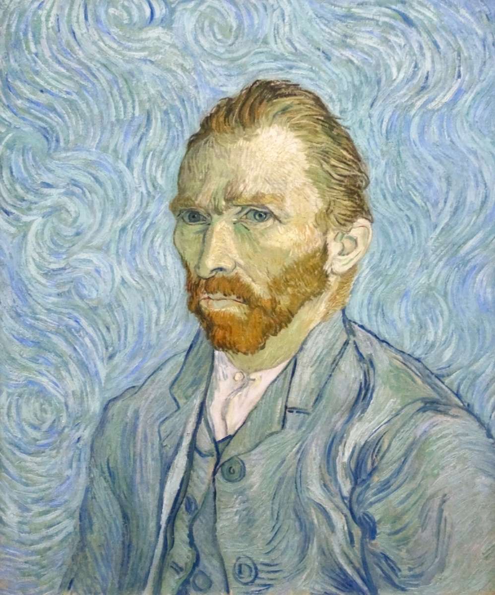 Van Gogh-Selbstporträt Online-Puzzle