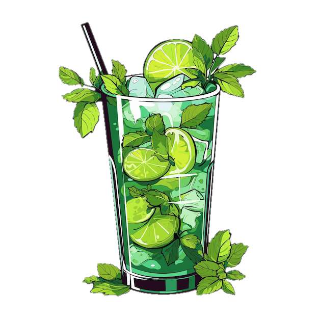 Virgin mojito puzzle online from photo