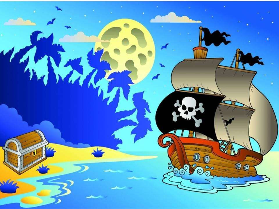 barco pirata puzzle online a partir de foto