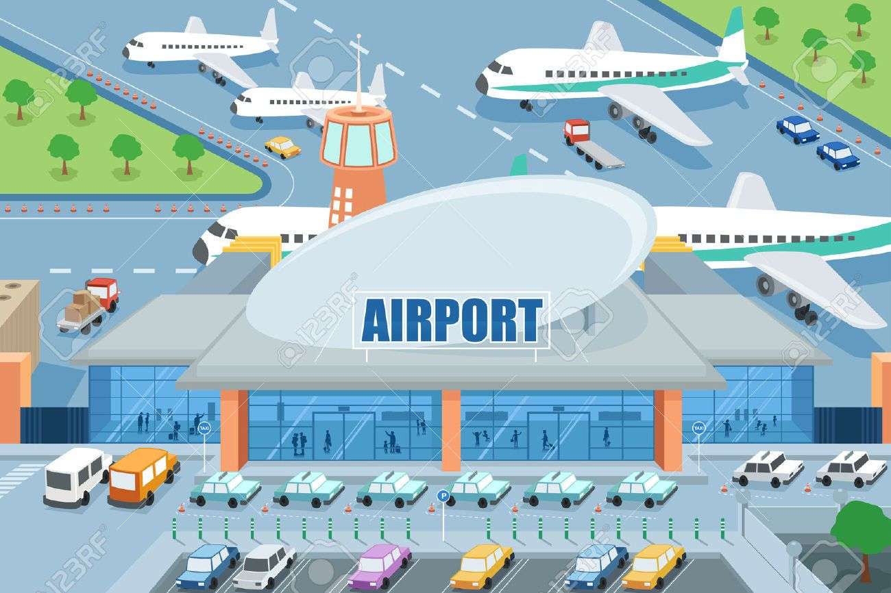 Repülőtéri kép online puzzle