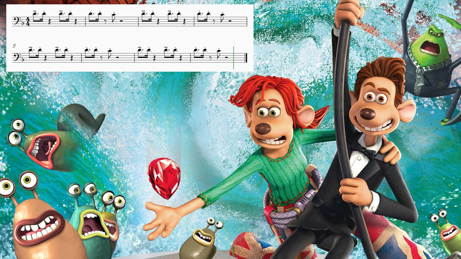 Flushed Away Articulation puzzle online from photo