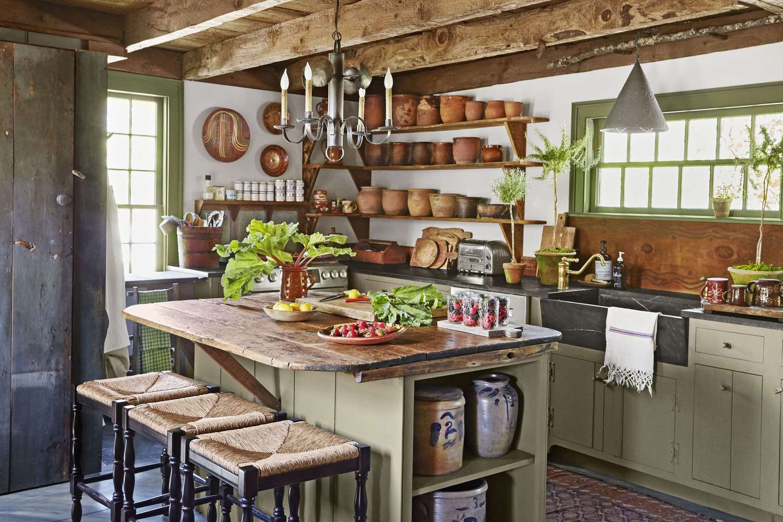 Country Kitchen puzzle online from photo
