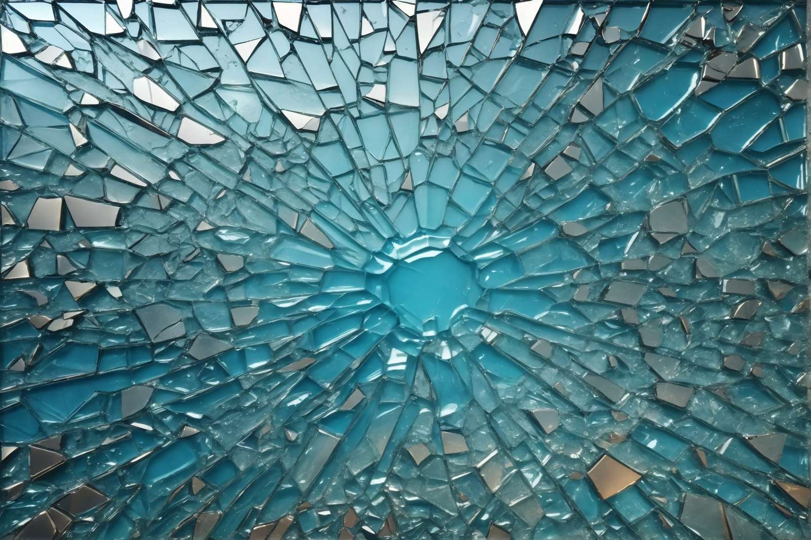 Разбитое стекло онлайн-пазл