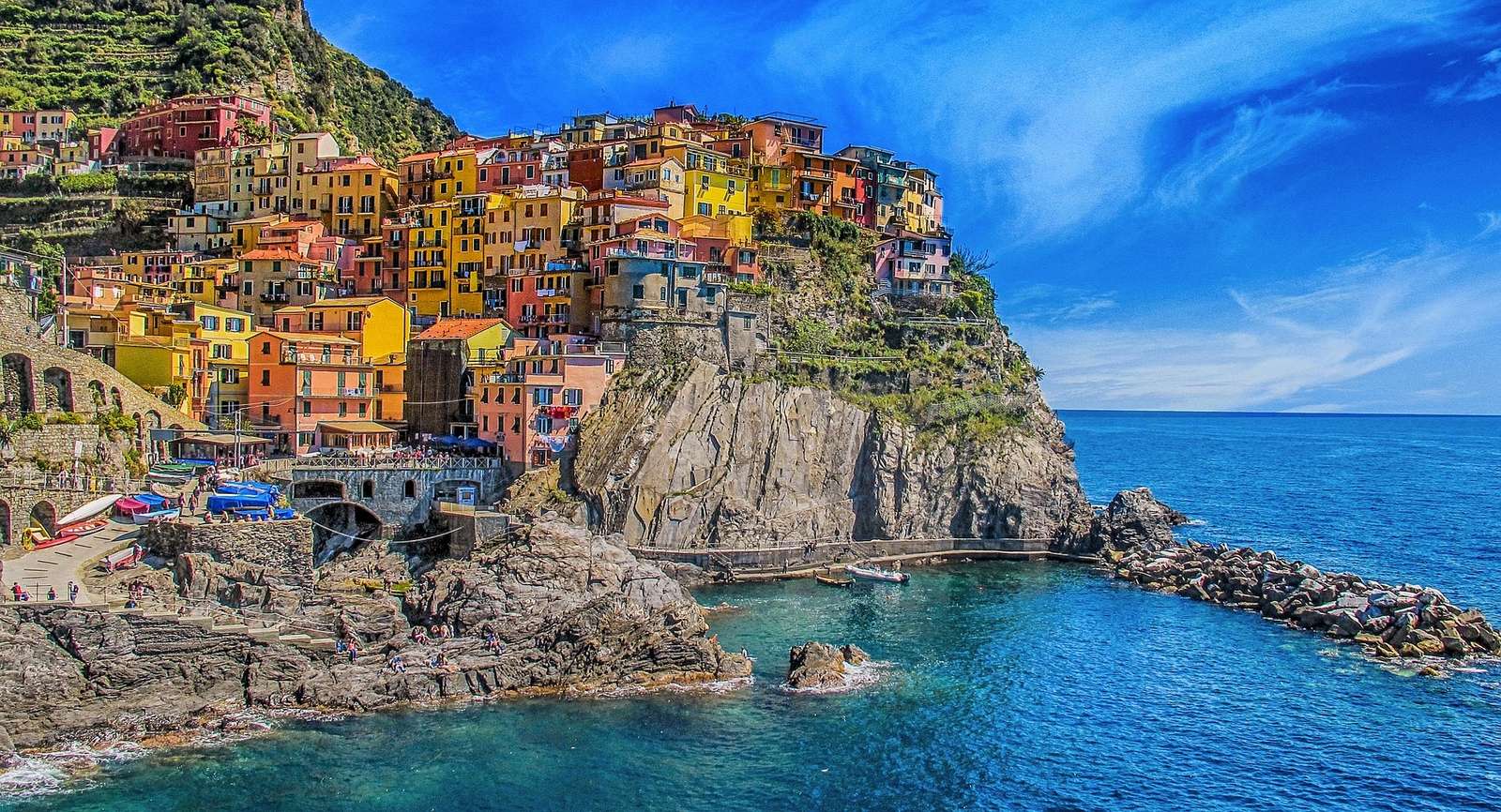 Olaszország a tenger mellett online puzzle