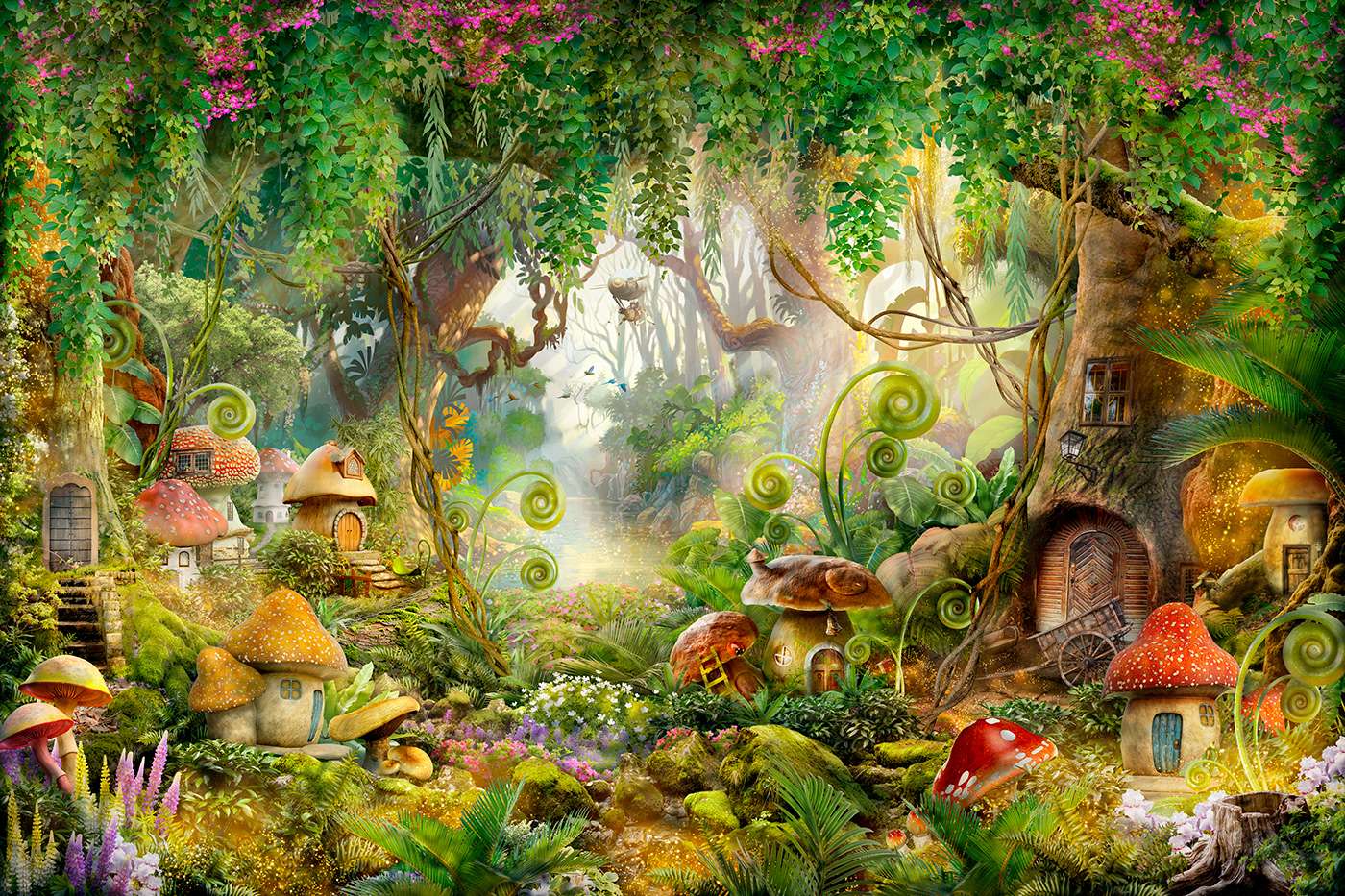 Cogumelos da Terra das Fadas puzzle online