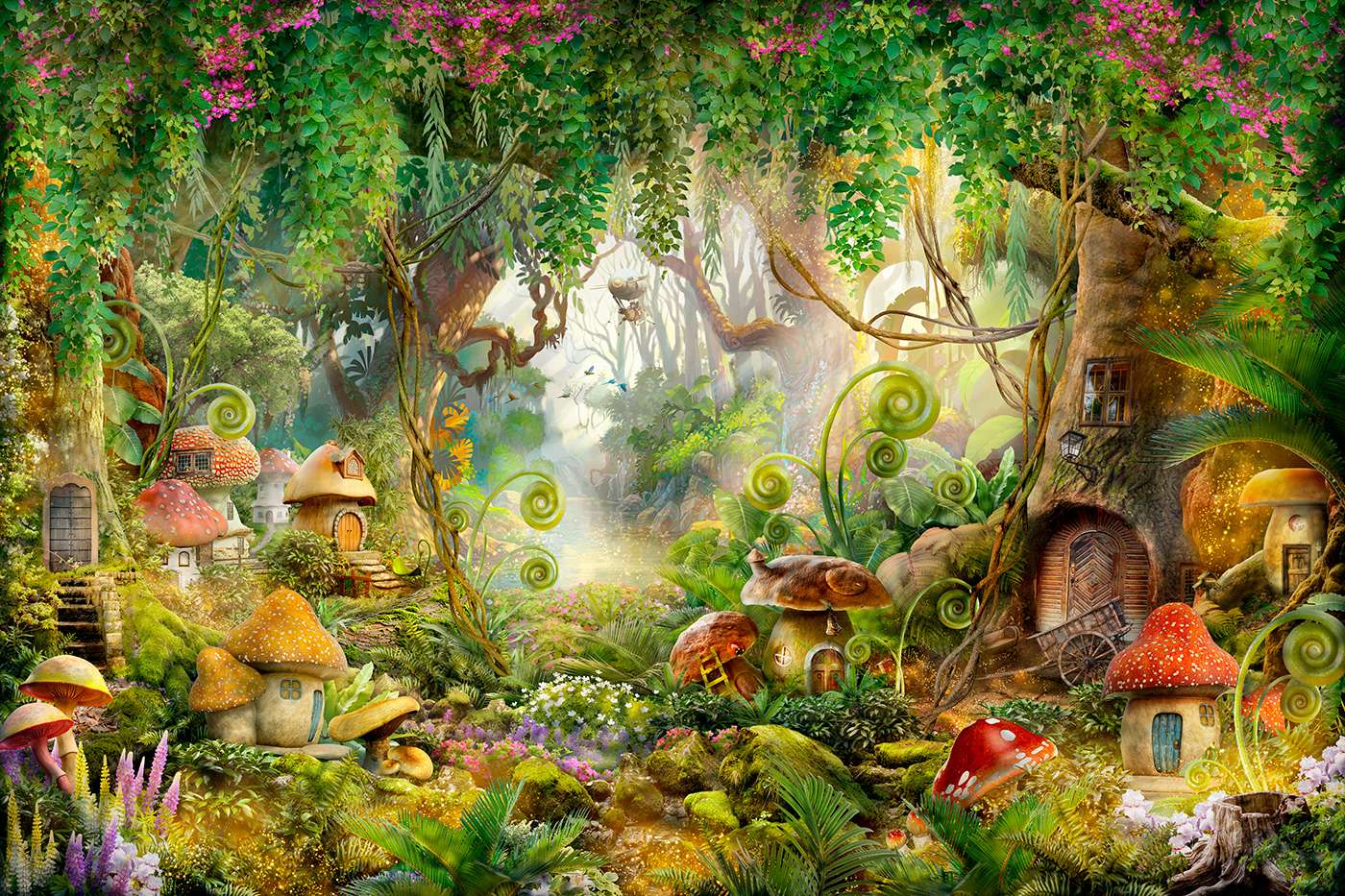 Fairy Land Svampar Pussel online