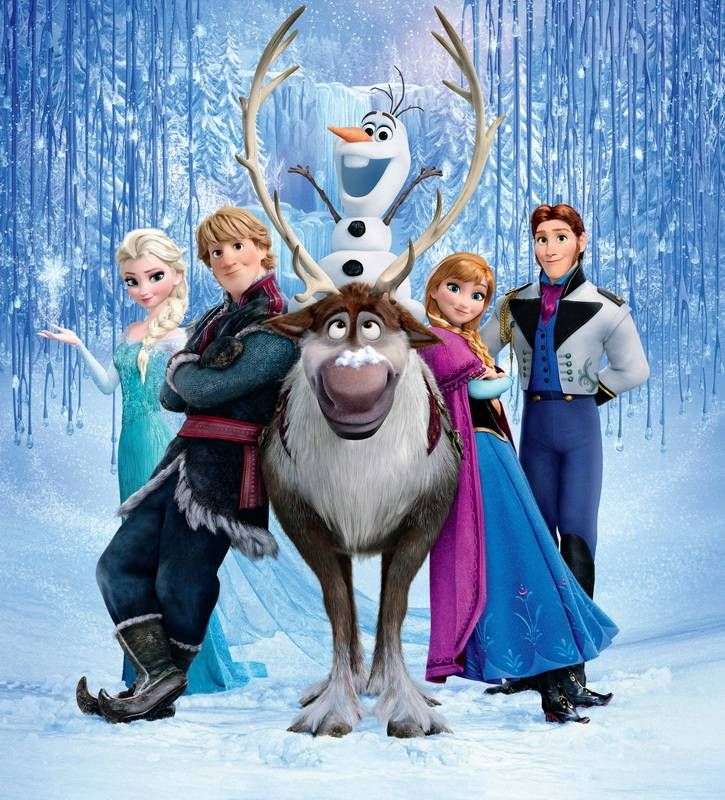 Film Frozen puzzle online din fotografie