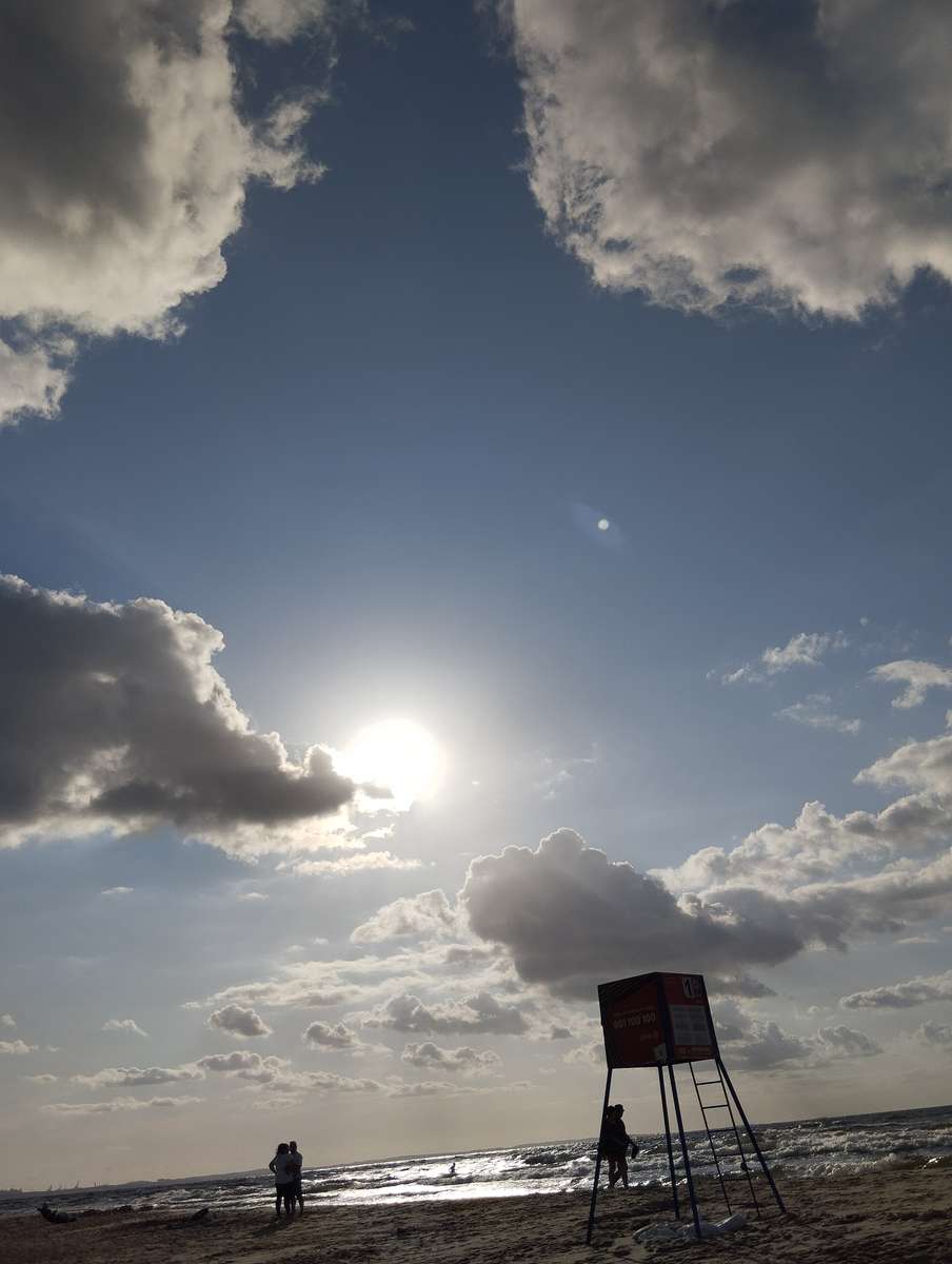 Algo hermoso. Una bonita vista desde nuestro Mar Báltico. puzzle online a partir de foto