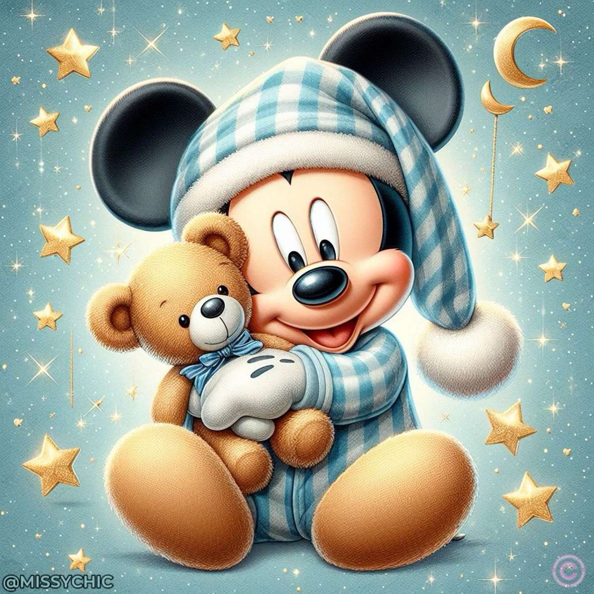 Mickey Mouse puzzle online z fotografie