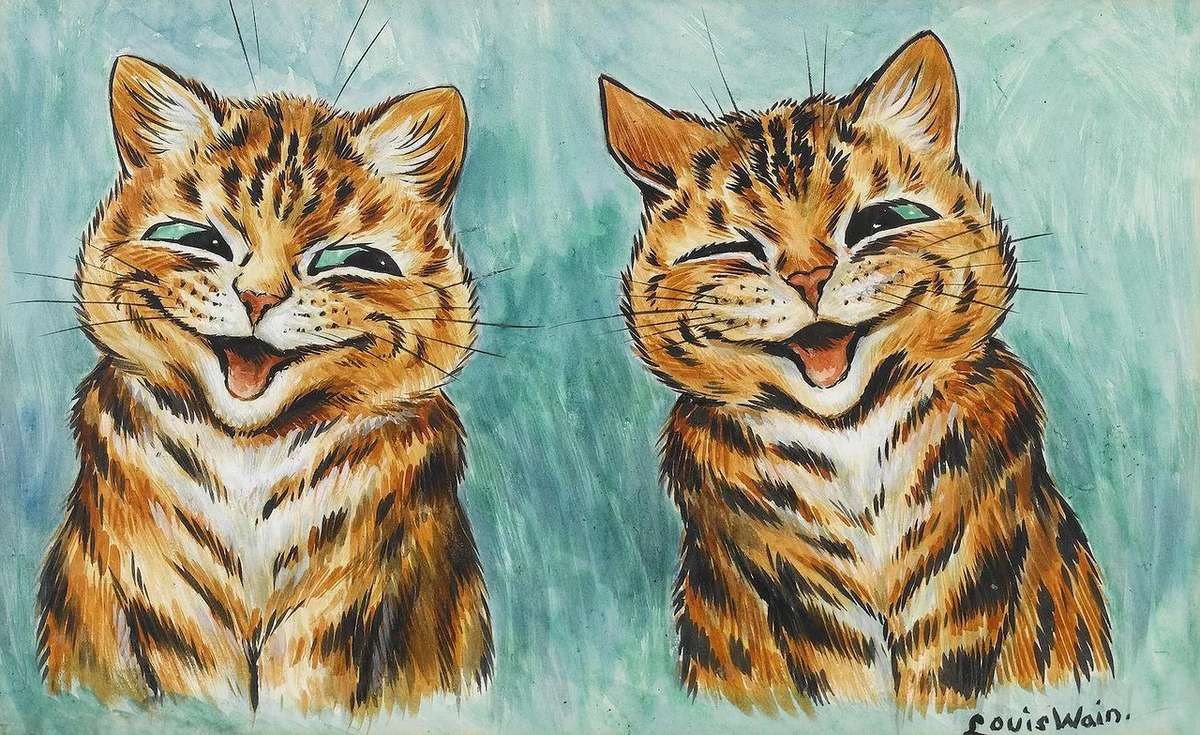 Louis Wayne's cats puzzle online from photo