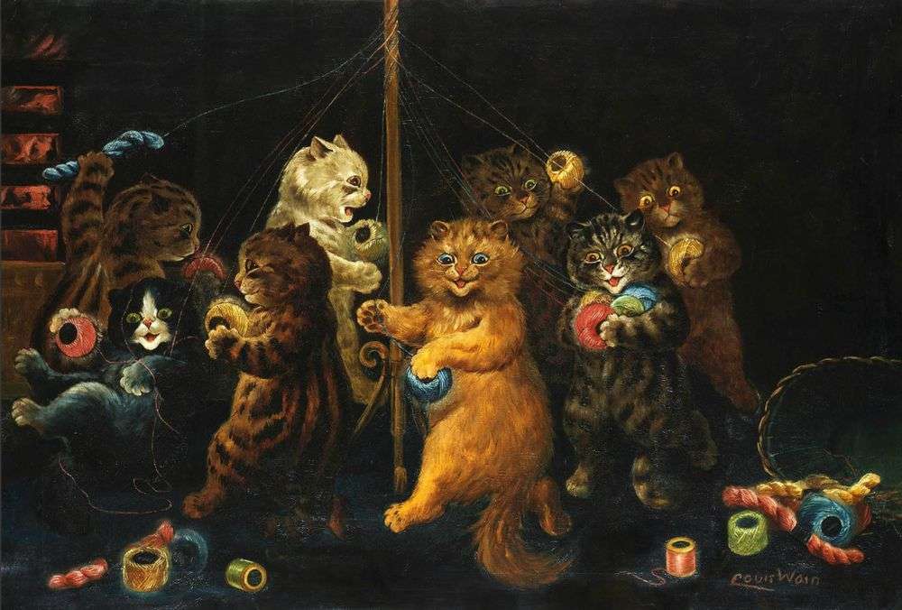 Louis Wayne's cats online puzzle