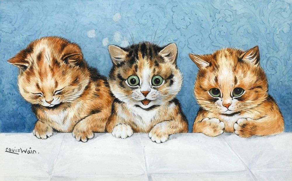 Les chats de Louis Wayne puzzle en ligne à partir d'une photo