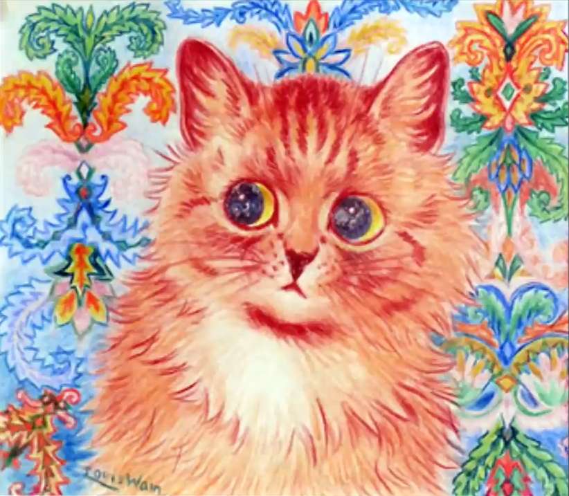 Los gatos de Louis Wayne puzzle online a partir de foto