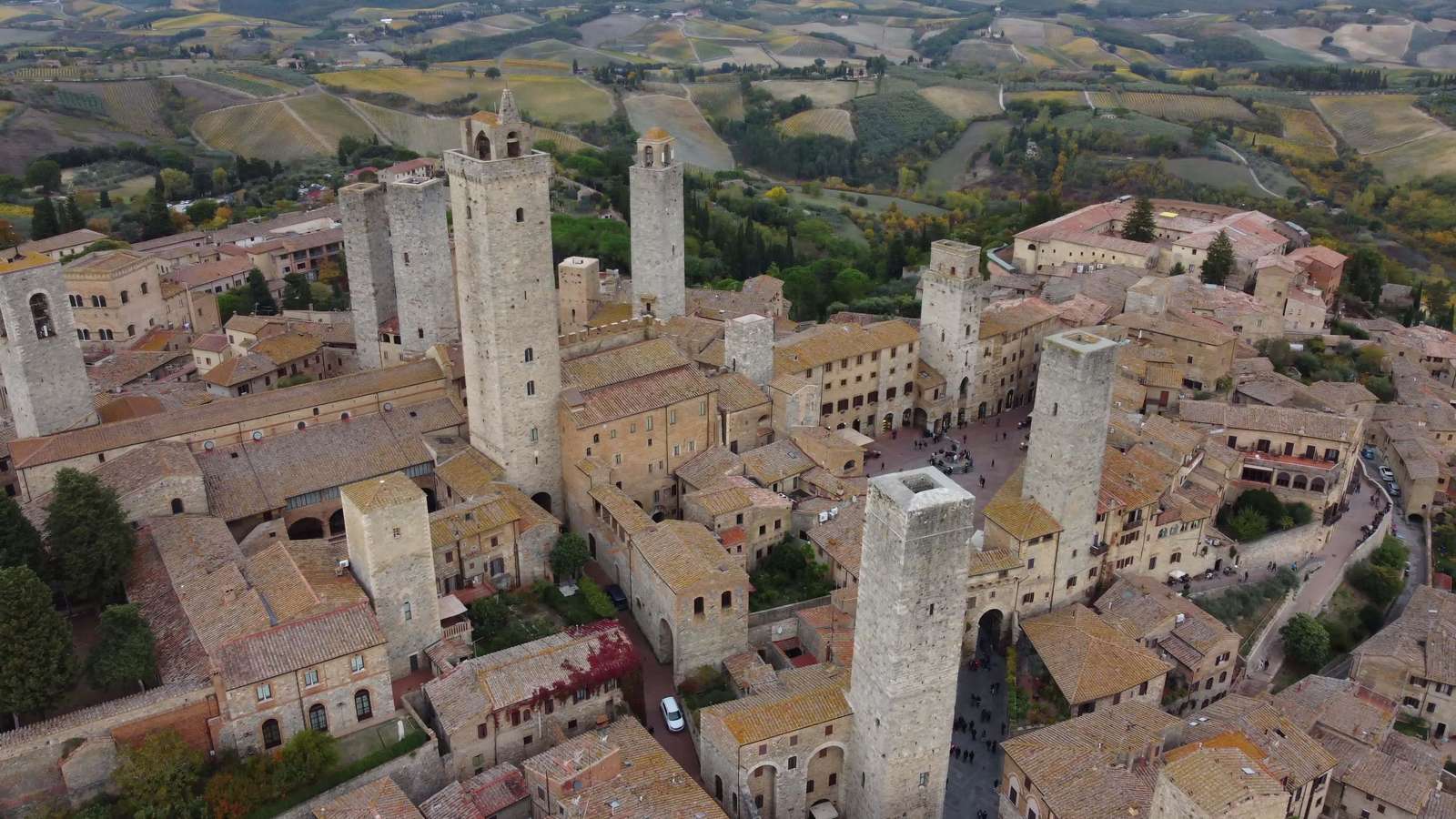 Italië Stenen gebouwen online puzzel