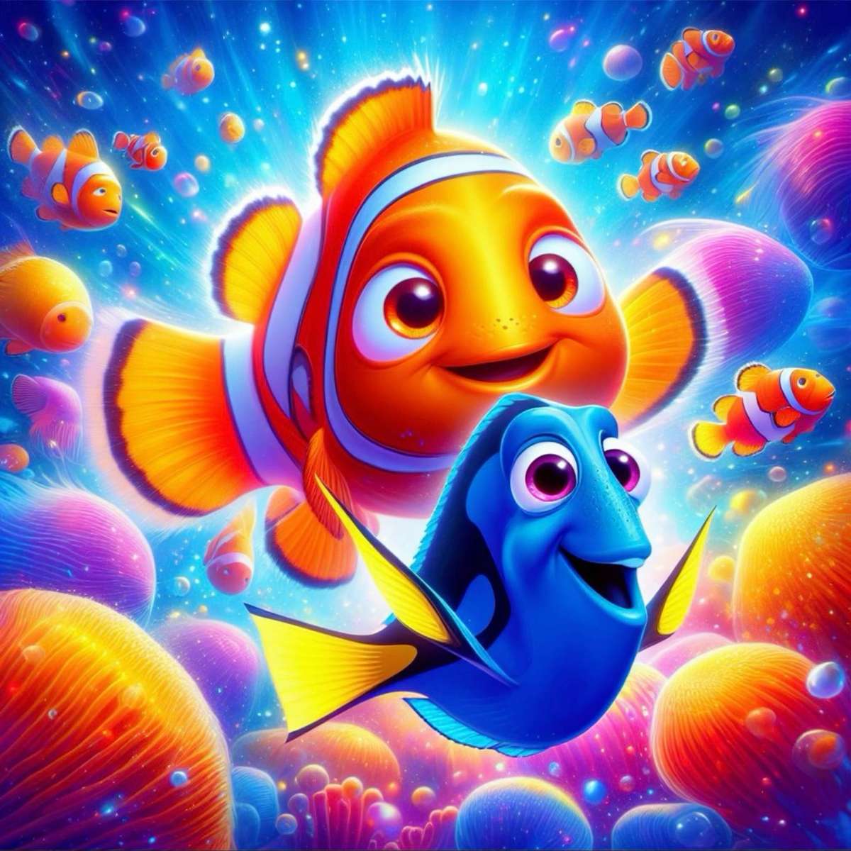 Procurando Nemo puzzle online