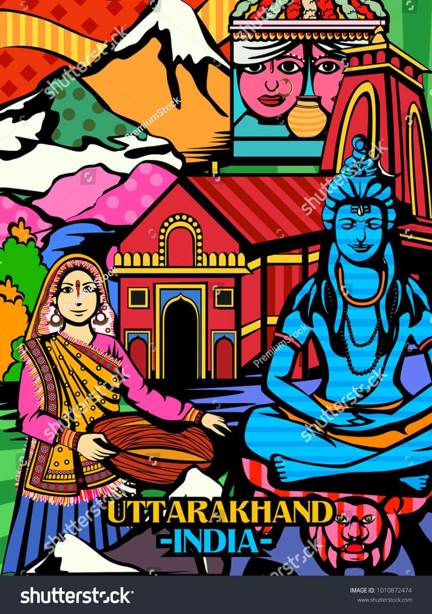 Uttarakhand online puzzel