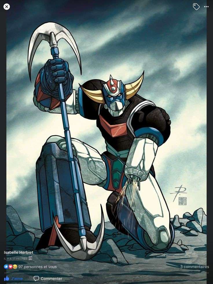 Grendizer puzzle online from photo