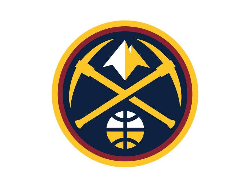 Denver Nuggets logo road puzzle online from photo