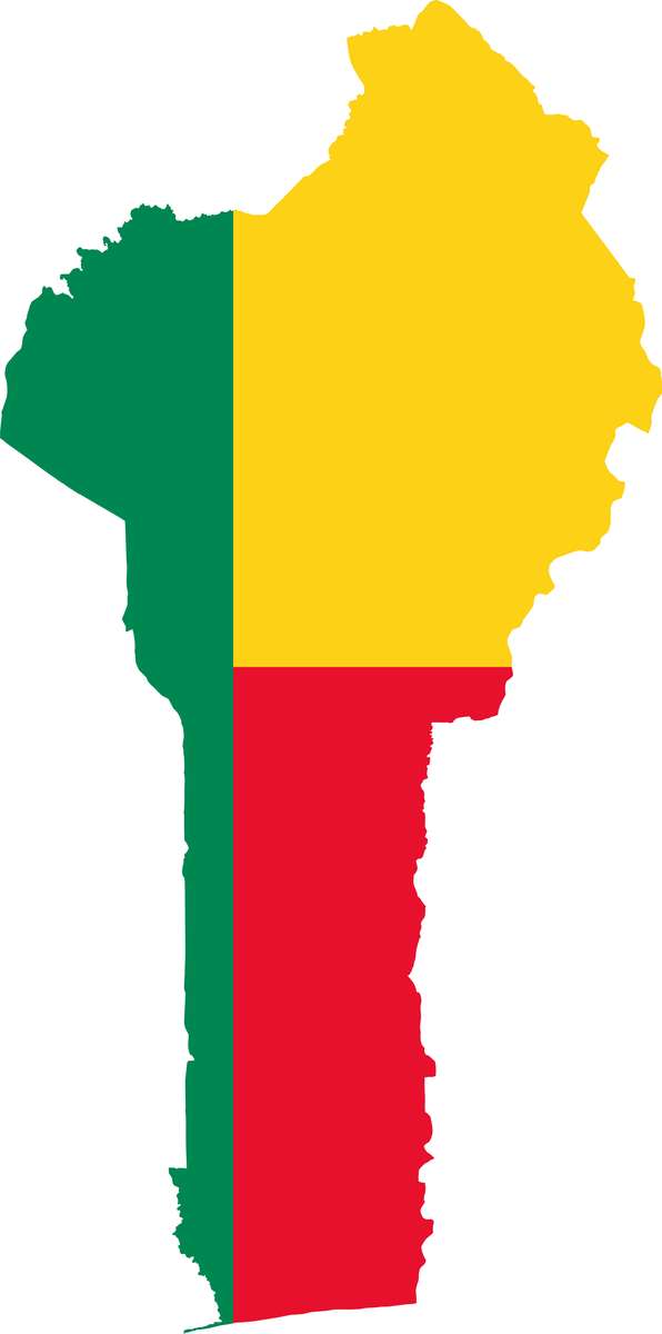 Carte du Bénin puzzle en ligne