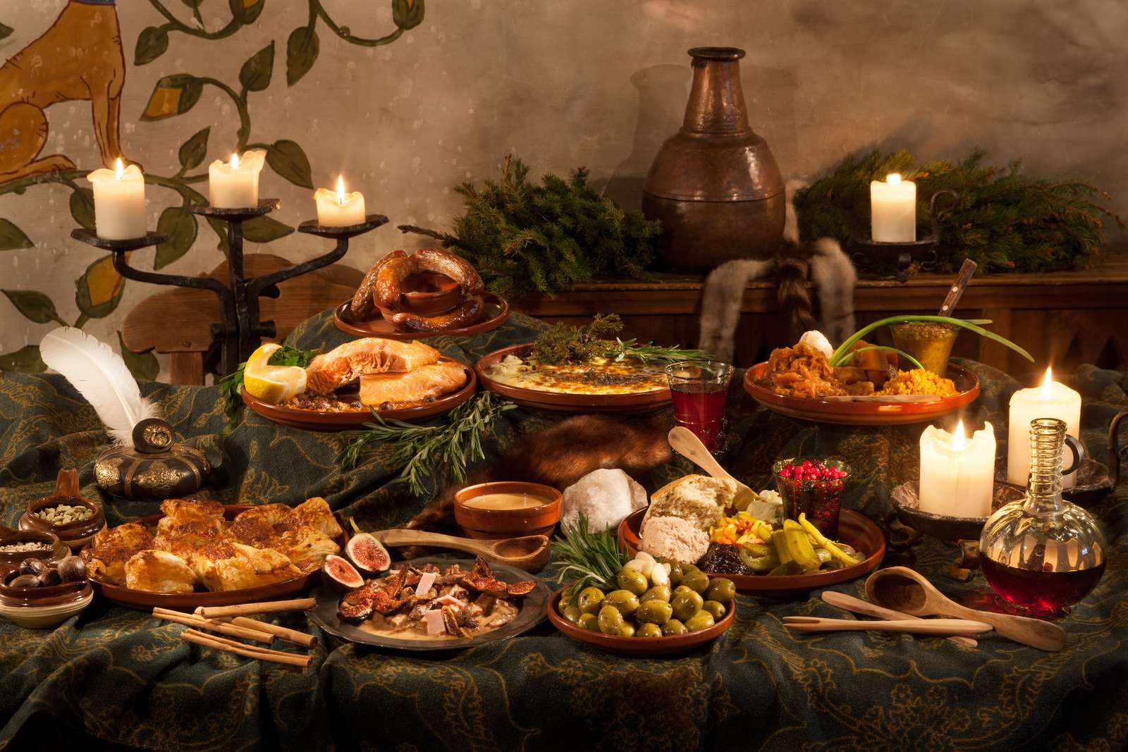 Candlelit Dinner puzzle online from photo