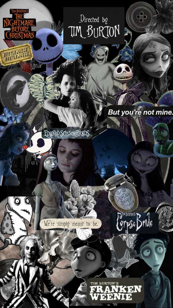 Tim Burton movies CSR online puzzle