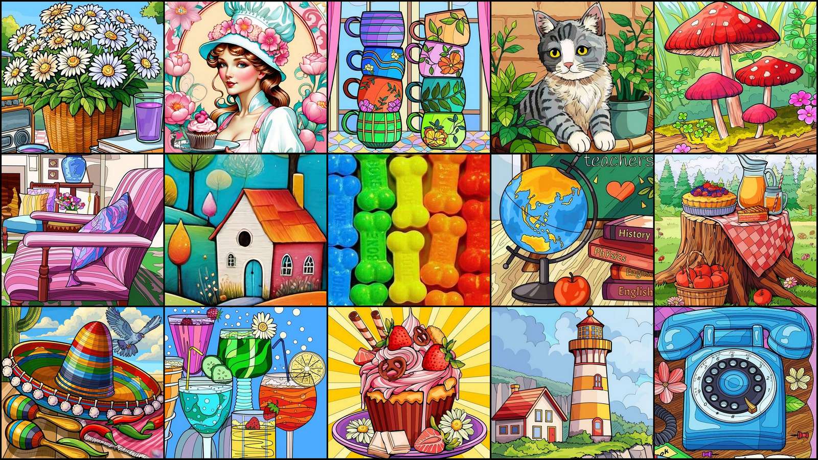 Skládačka online puzzle