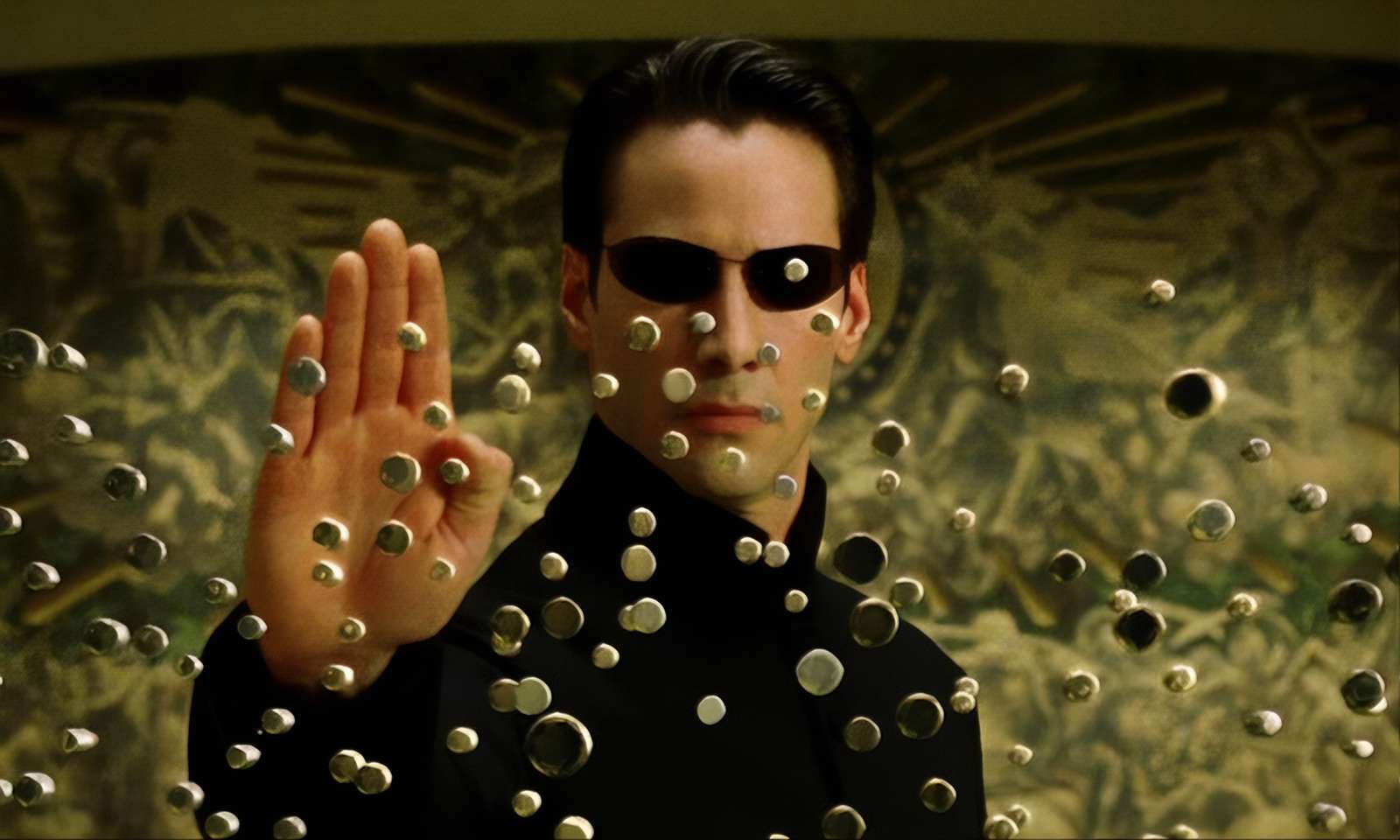 Neo from Matrix puzzle online from photo