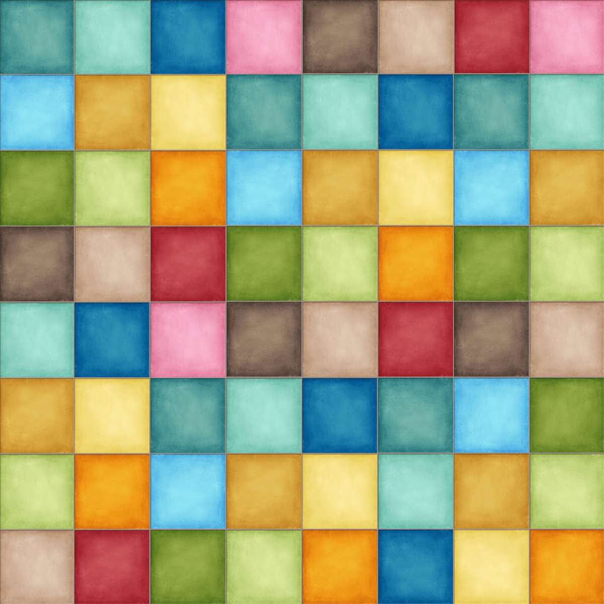 Vierkantjes van pastelkleuren online puzzel