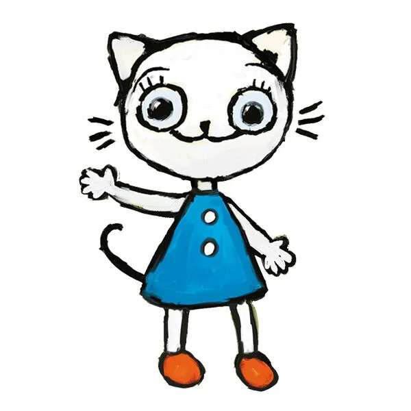 Kitty cica online puzzle