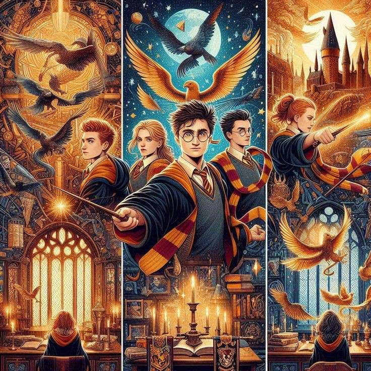 Harry Potter karakterek online puzzle