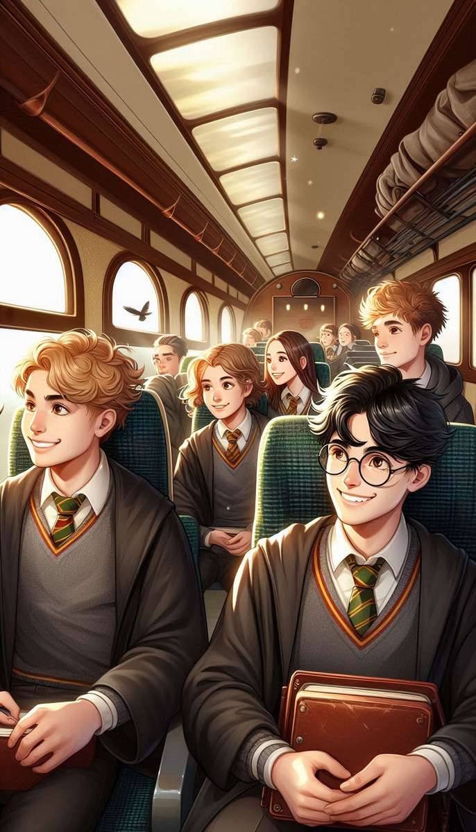 Sull'Espresso per Hogwarts puzzle online