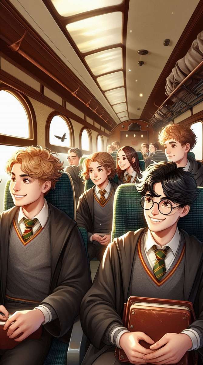 Sull'Epresso di Hogwarts puzzle online from photo