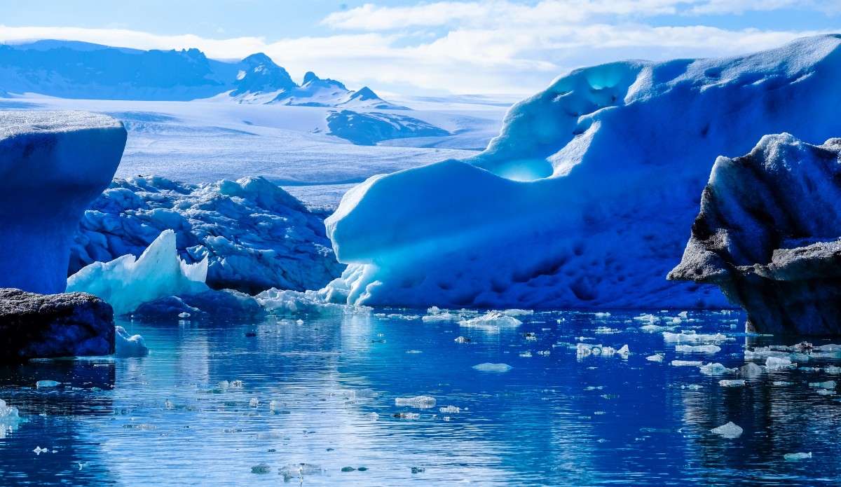 Terres de glace arctiques puzzle en ligne à partir d'une photo