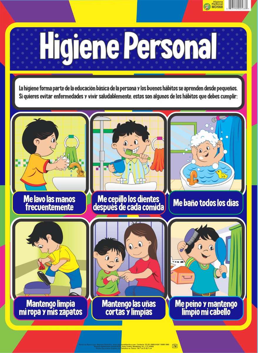 osobní hygiena online puzzle