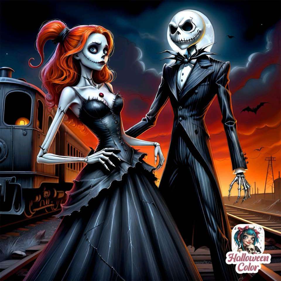 This is Halloween puzzle online from photo