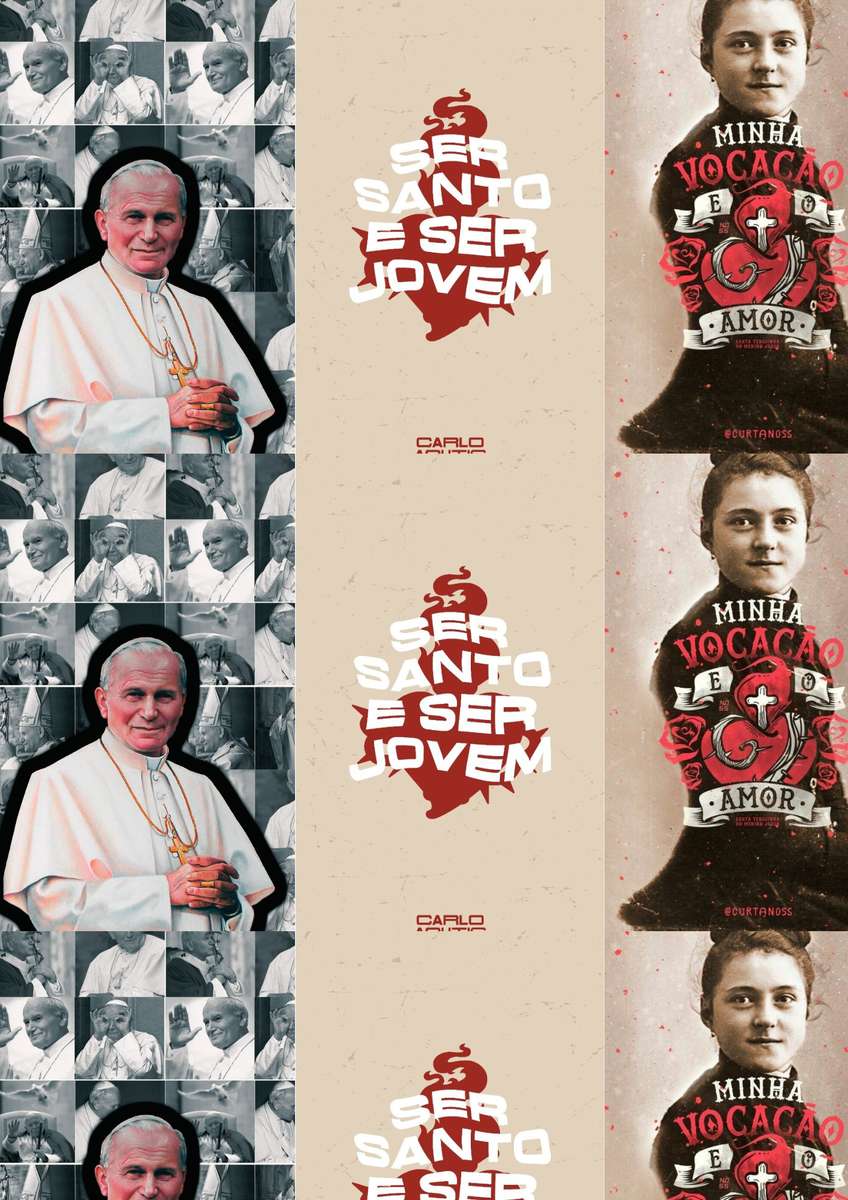 catholic saints puzzle online from photo