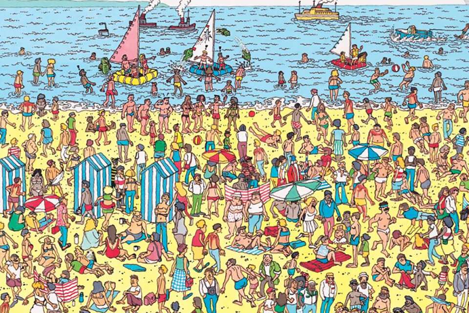 Donde esta Wally? rompecabezas en línea