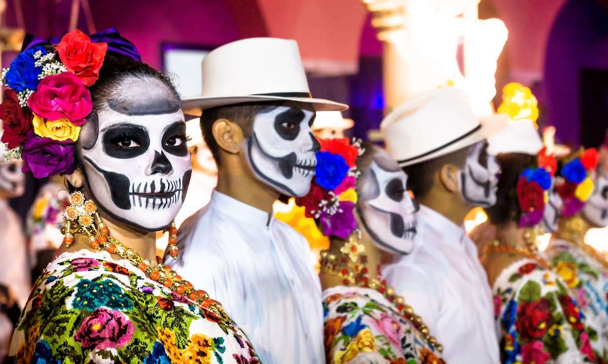 Día de muertos méxico онлайн пъзел от снимка