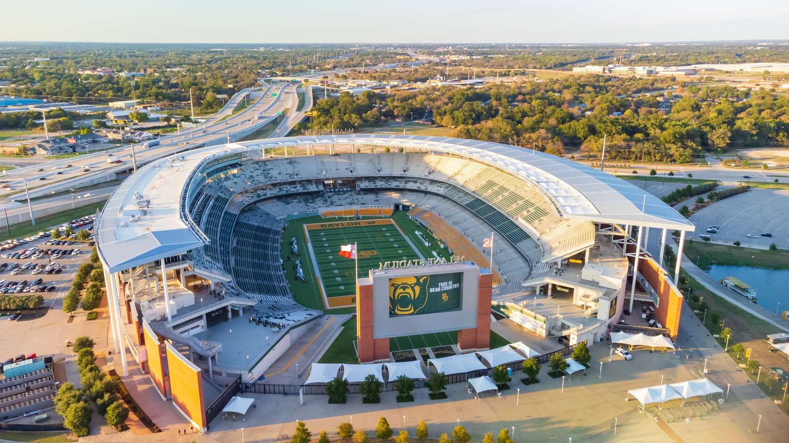 Baylor Stadium puzzle puzzle online from photo