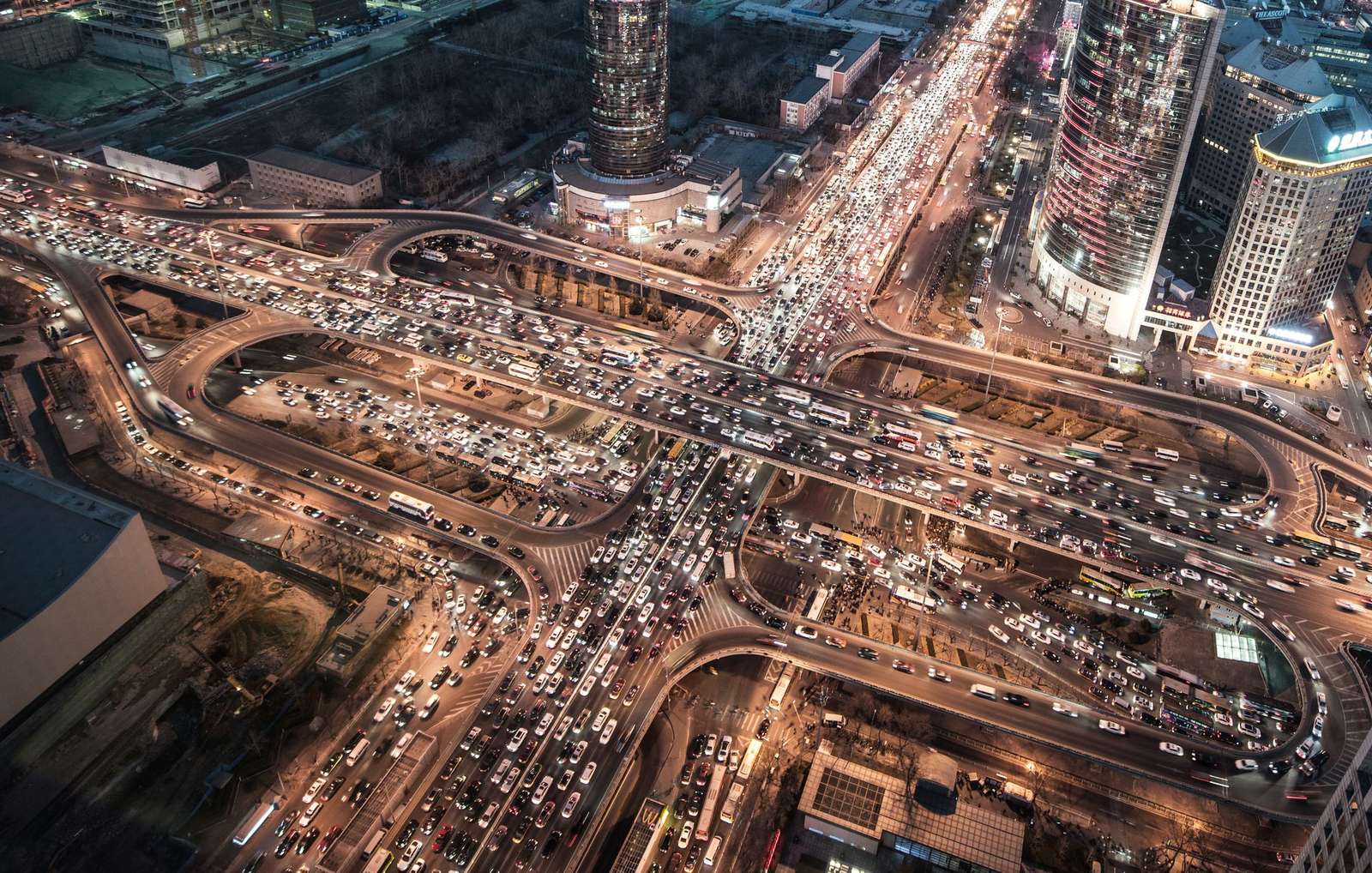 Highway Traffic puzzle online from photo