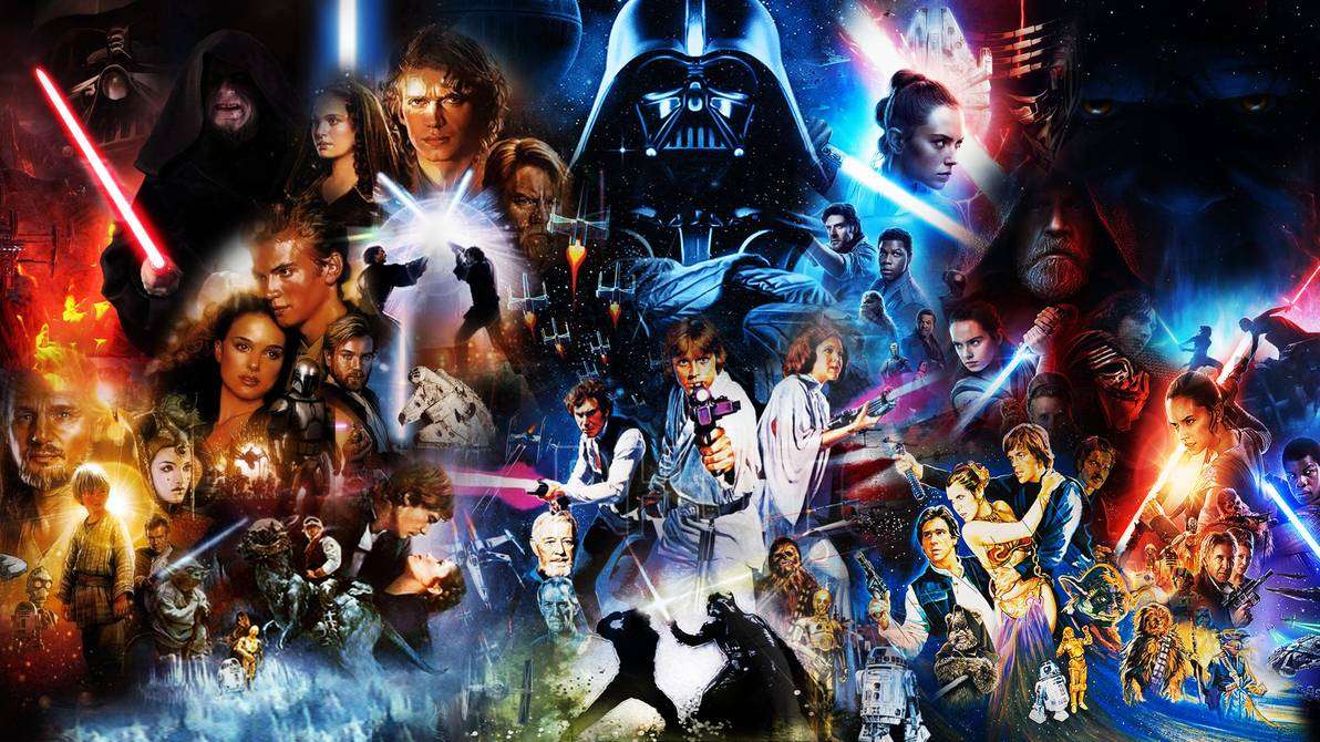 Star Wars-personages puzzel online van foto