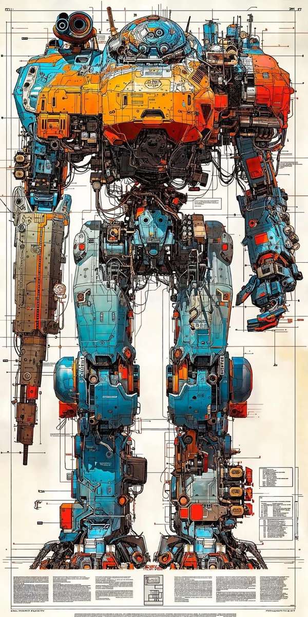 Mech Specs puzzle online from photo