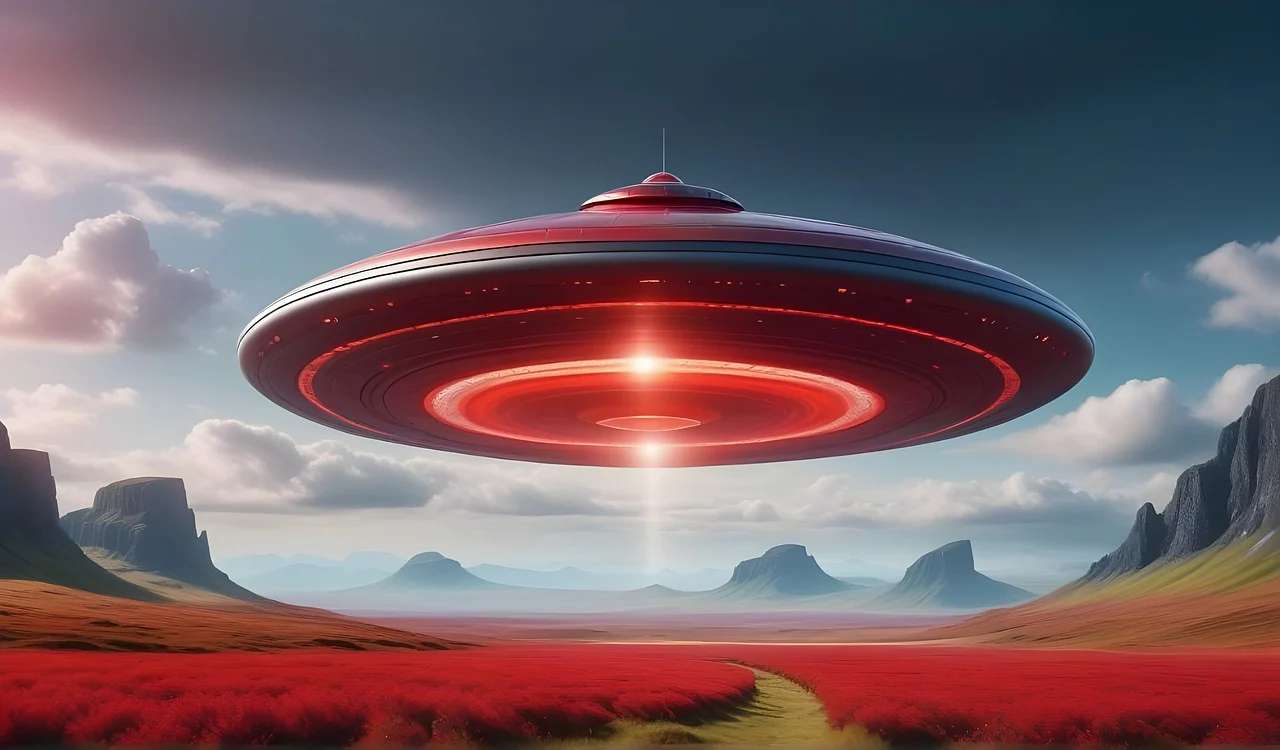 UFO, Weltraum, Sterne Online-Puzzle