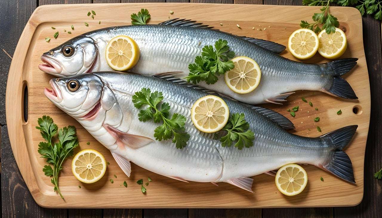 魚、食べ物 オンラインパズル