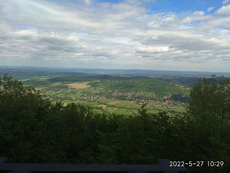 Vista de Cergowa puzzle online a partir de fotografia